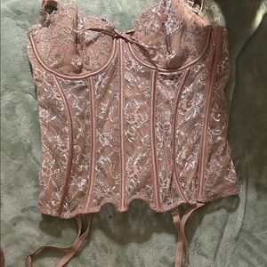 Victoria's Secret Pink Lace Corset